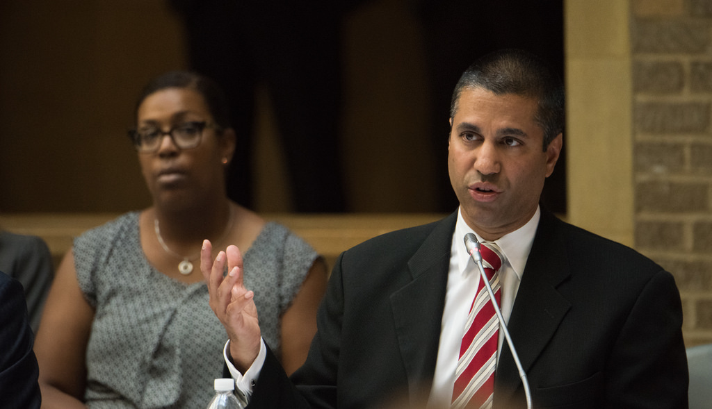 Ajit Pai, Chair of the Federal Communications Commission (FCC), who repealed Net Neutrality rules in a 3-2 vote on Dec. 14.
