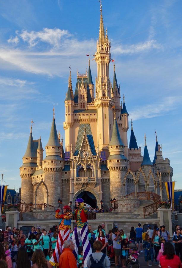 The iconic Cinderella castle in Disney World based on the 1950 original film, is a staple photo op for Instagram gold.