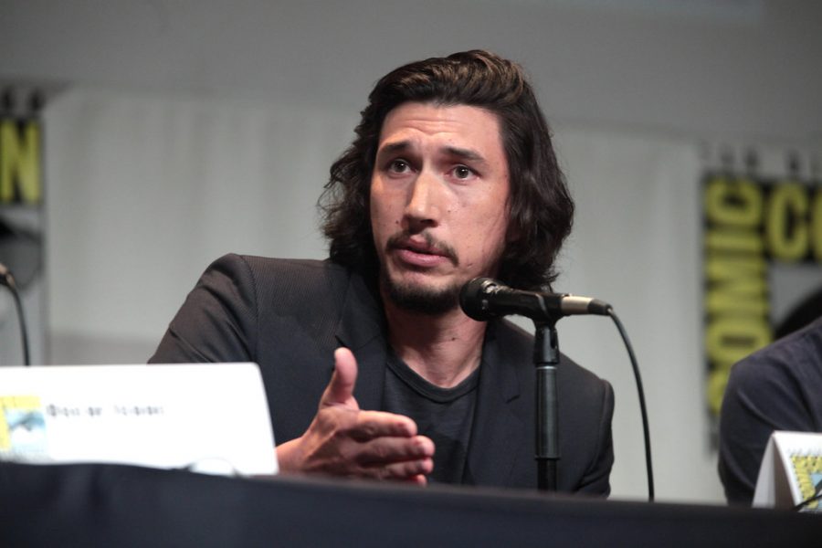 Best Actor nominee Adam Driver answers questions during a Star Wars panel at Comic Con. He is nominated for Marriage Story  alongside his co-star Scarlett Johansson and director Noah Baumbach for the 92nd Academy Awards.