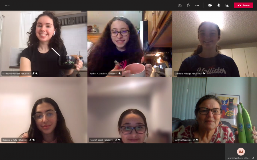 The Food Allergy Club meets on Microsoft Teams and shares allergy-friendly recipes the last Friday of every month with sponsor Cynthia Depanicis. 