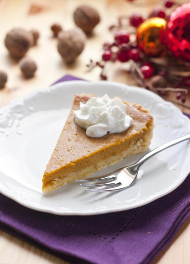 Pumpkin pie is a staple of the Thanksgiving table. 