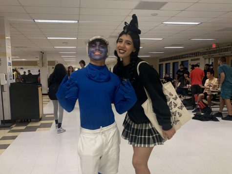 
One of my favorite memories was when I dressed up for homecoming week as a witch and my friend Cristian Malave dressed up as a Smurf.
